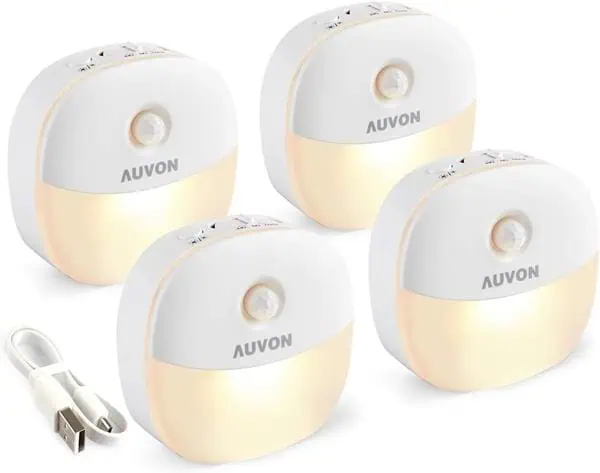 Top 30 Products &Amp; Accessories For Simplifying Your Rv Bathroom 2 auvon rechargeable motion sensor nightlight