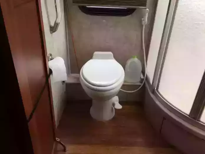RV Toilet in Washroom