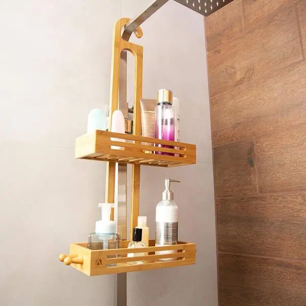 Top 30 Products &Amp; Accessories For Simplifying Your Rv Bathroom 19 totally bamboo shower shelf