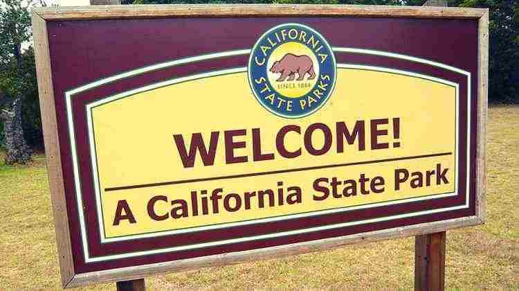 california state parks - sign