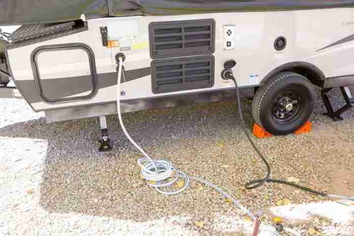 rv plumbing systems outside hookups