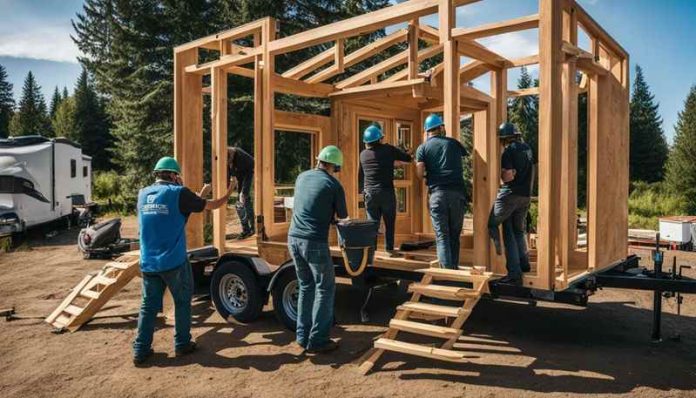 how to build a tiny home on a trailer
