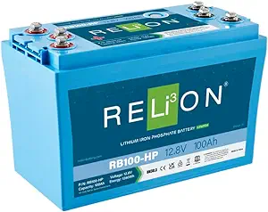 Relion RB100 12V 100Ah Lithium Battery
