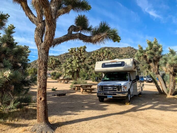 RV in Joshua Tree NP - National Park Campgrounds RV in Joshua Tree NP - National Park Campgrounds