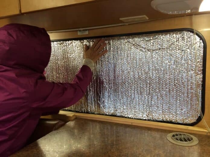 rv window insulation installation
