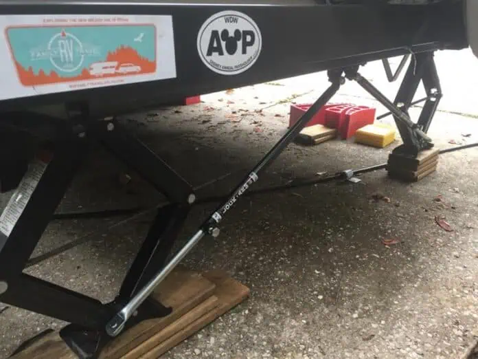 how to stop an rv from shaking when walking