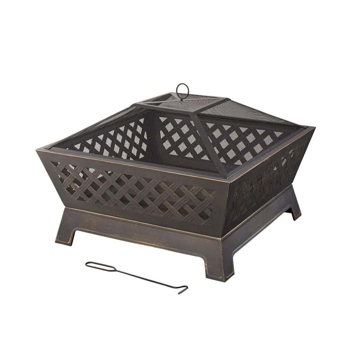 hampton bay crossfire steel fire pi