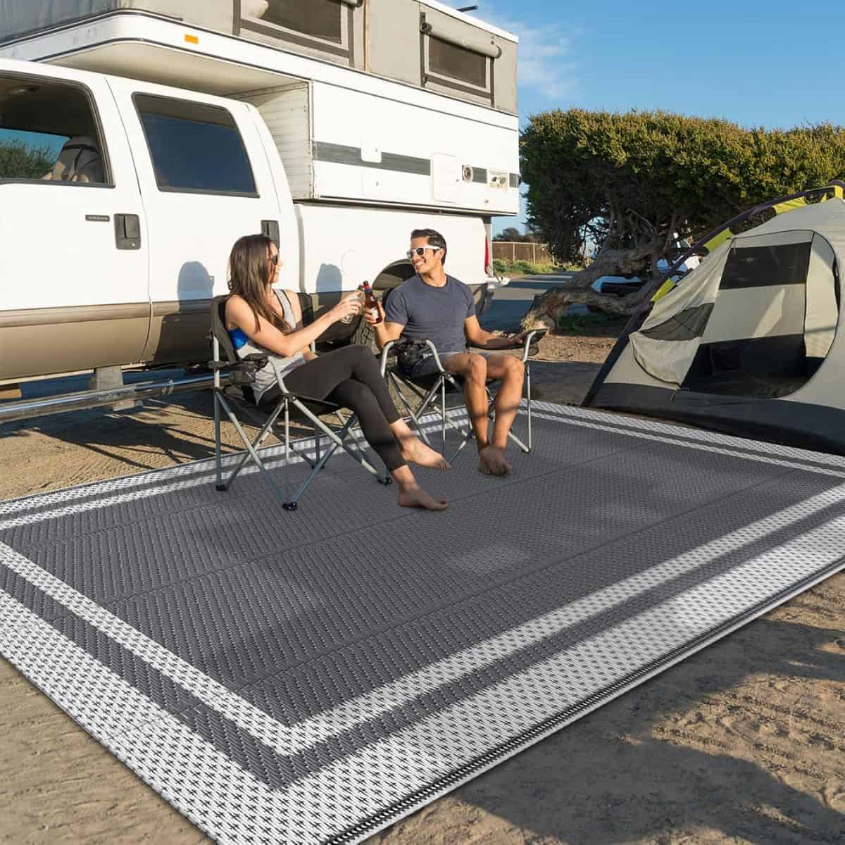 happytrends outdoor rv mat happytrends