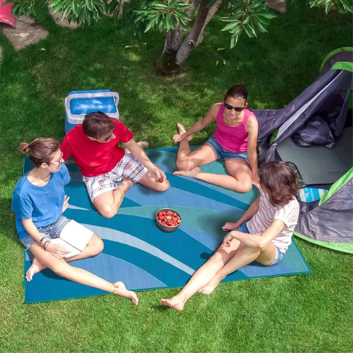 stylish camping reversible rv patio mat stylish camping