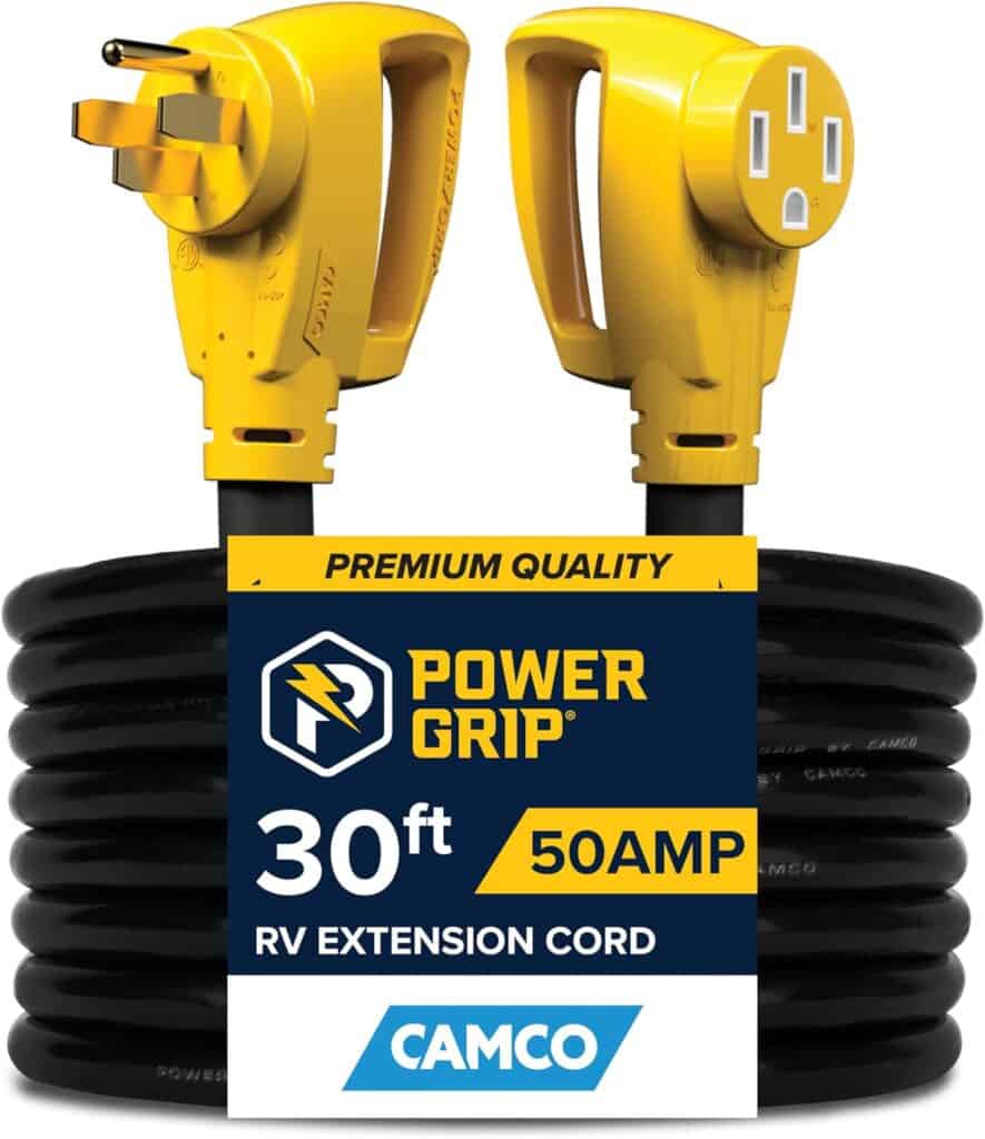camco powergrip heavy-duty rv power cord