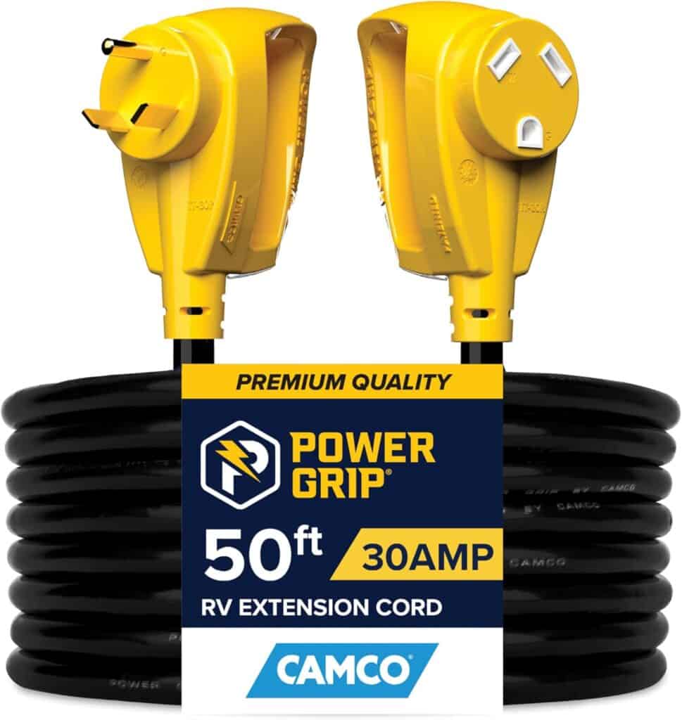 camco powergrip rv extension cord