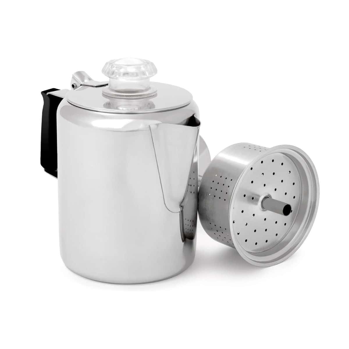 gsi outdoors glacier stainless steel percolator