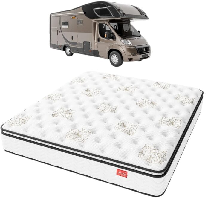 camp sleep setup – Brooklyn Bedding Signature Hybrid RV Mattress