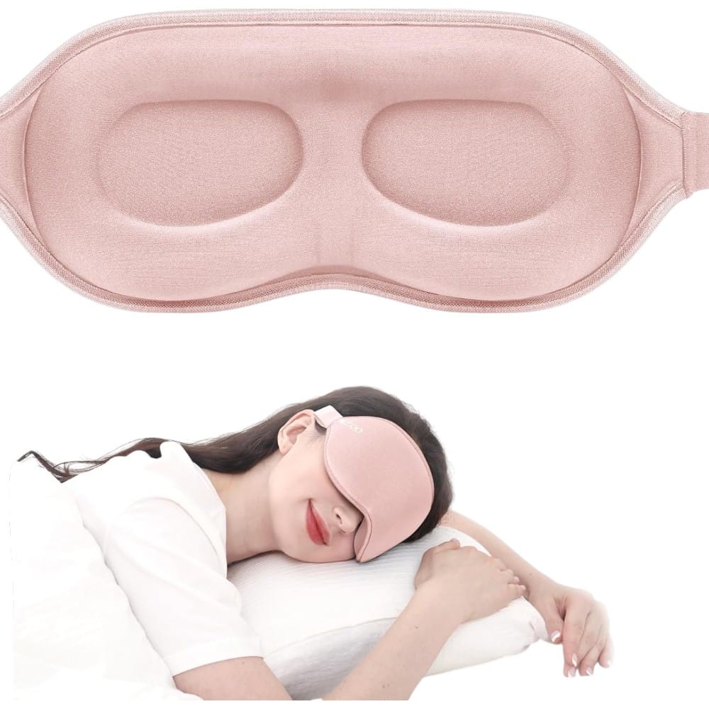 camping bedding extras mzoo luxury sleep mask for back side sleeper complete light blocking sleeping eye mask