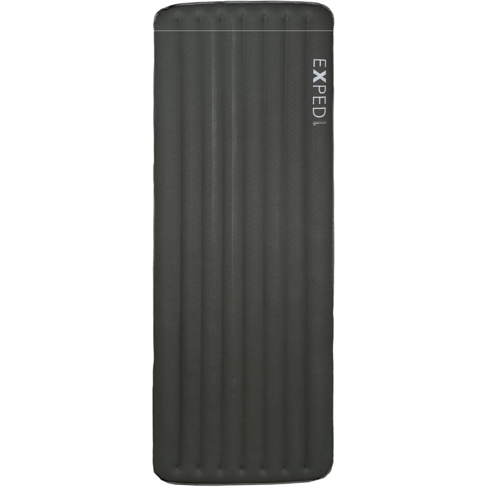 camping sleep setup by budget exped megamat 10 sleeping pad